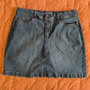 Croft&Barrow Denim Skirt with shorts